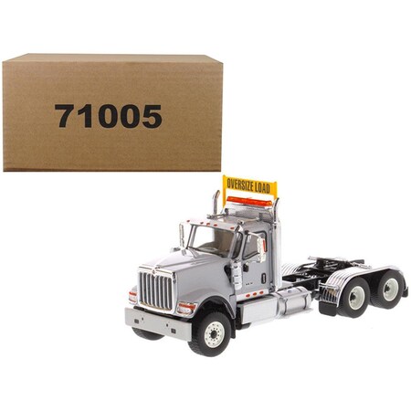 Thinkandplay International HX520 Day Cab Tandem Tractor 1-50 Diecast Model; Light Grey TH1340256